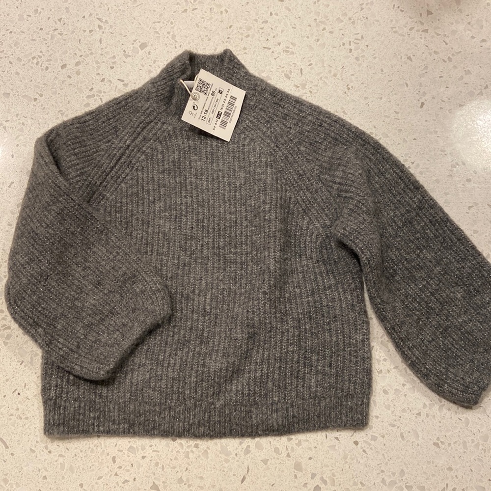 Zara Baby Girl Cozy turtleneck Sweater NWT